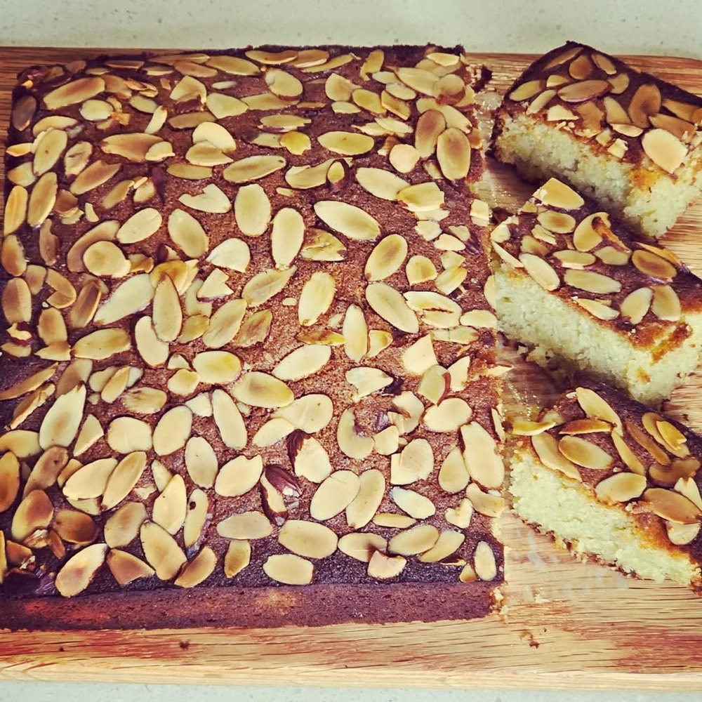 Almond Coconut Cake, a cake by Luk's Bakery